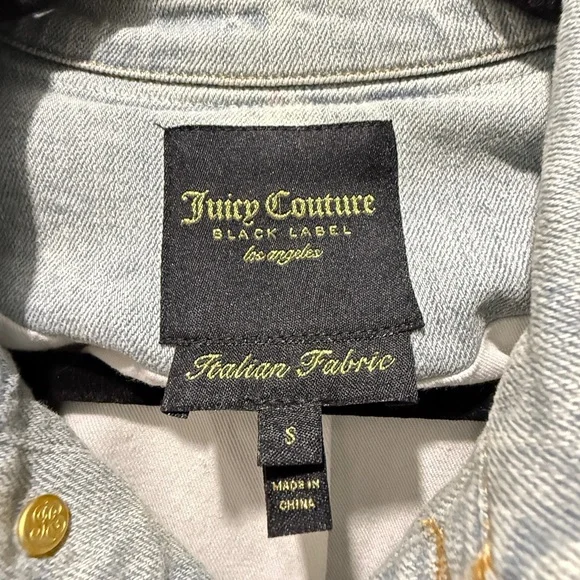 Juicy Couture Black Label Twilled Jean Jacket - Picture 6 of 8